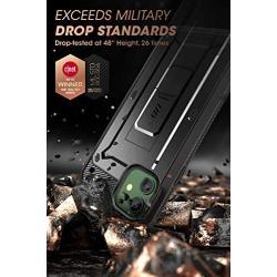 SUPCASE Unicorn Beetle Pro Series Case Designed for iPhone 11 6.1 Inch (2019 Release), Built-In Screen Protector Full-Body Rugged Holster Case (Black)