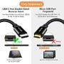 AGVEE [3 Pack 10ft] 3A Fast HD 8 10 Charging Cable, Nylon Braided Charger Cord for New Kindle Fire HD 8 8-Plus 2020 (10th), HD 10 2019 (9th) Release, Kids Edition 2020, Black
