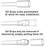 Mediabridge Coaxial Digital Audio/Video Cable (4 Foot) – Triple Shielded F-Pin to F-Pin with Easy Grip Connector Caps - White