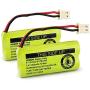 BT183342/BT283342 2.4V 800mAh Ni-MH Battery Pack, Compatible with AT&T VTech Cordless Phone Batteries BT166342/BT266342 BT162342/BT262342 CS6709 CS6609 CS6509 CS6409 EL52100 EL50003 (Pack 2)