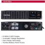 CyberPower PR2000RT2UN Smart App Sinewave UPS System, 2000VA/2000W, 8 Outlets, 2U Rack/Tower, RMCARD205 Pre-Installed
