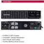 CyberPower PR2000RT2UN Smart App Sinewave UPS System, 2000VA/2000W, 8 Outlets, 2U Rack/Tower, RMCARD205 Pre-Installed