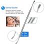 Dental Clean Tool Set - 304 Stainless Steel Endoscope Cleaning Mouth Tartar Scraper,Tooth Pick,Dental Scaler,Mouth Mirror for Dentist and Home Using 7 Pieces/Sets