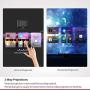 Portable Ultra-Short-Throw Smart Projector - Puppy Cube Mini Interactive Touchscreen Projector, 4K HDR, Auto-focus, DLP, Wi-Fi & Bluetooth, 23-100'' Picture, HDMI/USB, Android, Home Theater Projectors