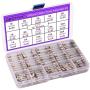 250pcs Quick Blow Glass Tube Fuse Assorted Kit 250V 1A, 2A, 3A, 5A, 6A, 7A, 8A, 10A, 15A,20A, 6x30mm, 250V 1A, 5A, 10A, 15A, 20A, 5x20mm QBGTFAK (5x20mm and 6x30mm)