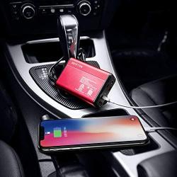 BESTEK 150W Power Inverter DC 12V to 110V AC Converter 4.2A Dual USB Car Adapter, Thinner Design with ETL Listed