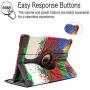 iPad Air (3rd Gen) 10.5'' 2019 / iPad Pro 10.5'' 2017 Case,360 Degree Rotating Stand Smart Case Protective Cover with Auto Wake Up/Sleep Feature Cover for ( A2152/A2123/A2153/A2154 / A1701/A1709)