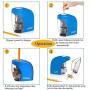 Electric Pencil Sharpener, Automatic Pencil Sharpener for NO. 2/Colored Pencils (6-8mm) with Auto Safe Feature, USB/Battery Operated in Classroom/Office Artist Students (Blue)