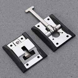BESPORTBLE 1 Pair Stainless Steel Entry Door Catch Heavy Duty Metal Entry Door Catch Door Holder for RV Camper Trailer Motorhome Trailer