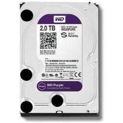 WD Purple 2TB Surveillance Hard Disk Drive - 5400 RPM Class SATA 6 Gb/s 64MB Cache 3.5 Inch - WD20PURX [Old Version]
