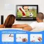 Amplified HD Digital TV Antenna - Support 4K 1080p and All Older TVs - Indoor Smart Switch Amplifier Signal Booster - Coax HDTV Cable/AC Adapter