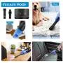 OPOLAR Cordless Electric Compressed Air Duster - Blower & Vacuum 2-in-1, USB Fast Charge Keyboard Cleaner for Cleaning Dust,Hairs,Crumbs,Scraps for Laptop,Piano,Sofa Gap，car Interior Decorations，Toys