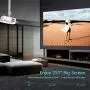 VANKYO Leisure 470 Mini WiFi Projector w/ 100 Inch Projection Screen, Full HD 1080P & 250'' Display Supported, 2021 Upgraded Movie Projector for Outdoor & Indoor, Compatible with TV Stick & iPhone