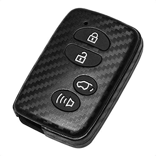 TANGSEN Smart Key Fob Case 3D Carbon Emboss Cover for SCION FRS for SUBARU BRZ CROSSTREK FORESTER WRX for TOYOTA AVALON CAMRY COROLLA HIGHLANDER PRIUS RAV4 SEQUOIA VENZA 234Button Keyless Entry Remote