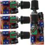 Mini DC Motor PWM Speed Controller 3V 6V 12V 24V 35V Speed Control Switch Small LED Dimmer 5A, Pack of 5, Ltvystore