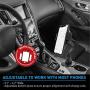 Macally Wireless Charging Car Mount, Cup Holder Phone Mount Charger Compatible with Fast Charging Qi 10W 7.5W 5W for iPhone 11 Max Pro Xs XS Max XR X 8 8 Plus Samsung Galaxy S10+ S10e S9 S8 Note etc.