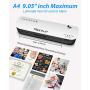 Merece Laminator - 4 in 1 A4 Thermal Laminator Machine, Personal Laminator for Home Use School Teachers Office Card Classroom, 9 Inches Small Hot Cold Lamination Machine with 30 Laminating Pouches
