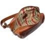 Floto Roma Leather Shoulder Sling Messenger Bag (Tobacco Brown)