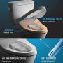 TOTO SW573#12 S300E Electronic Bidet Toilet Cleansing, Instantaneous Water, EWATER Deodorizer, Warm Air Dryer, and Heated Seat, Round, Sedona Beige