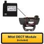 Mitel Cordless Headset and DECT Module Bundle, 50005712 | Mitel 5330e, 5340e and 5360e phones | Includes all accessories - Headset, DECT Module, Headband, Earhook, Battery