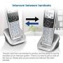 VTECH VS112-3 DECT 6.0 Bluetooth 3 Handset Cordless Phone for Home with Answering Machine, Call Blocking, Caller ID, Intercom and Connect to Cell (Silver & Black)