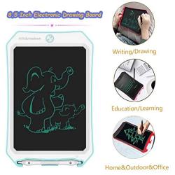 VNVDFLM 8.5 Inch Electronic Drawing Pads for Kids, Portable Reusable Erasable Writer, Elder Message Board,4-8 Years Old Boys for Digital Handwriting Pad Doodle Board for School(DS-Green)