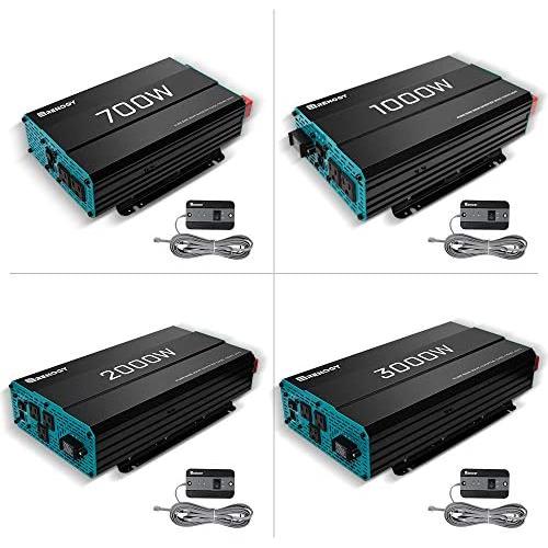 Renogy 2000W 12V Pure Sine Wave Battery Converter, ETL Listed with Built-in 5V/2.1A USB port,and AC Hardwire Port Solar Power Inverter