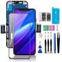 for iPhone 11 Screen Replacement 6.1”, Bsz4uov 3D Touch Screen LCD Display Digitizer for A2111, A2223, A2221 Cell Phone Repair Kits+ Waterproof Frame Adhesive Sticker+Screen Tempered Protector+Face ID
