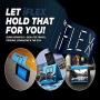 iFLEX Cell Phone Stand and Tablet Stand for Air Travel, Work and Home – Flexible Phone Holder is The Perfect iPhone Stand and Holds Any Mobile Device – Non-Slip Grip, Strong and Durable