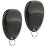 Car Key Fob Keyless Entry Remote fits 2007-2014 Chevy Tahoe Suburban / 2007-2014 Cadillac Escalade / 2007-2014 GMC Yukon (fits Part # 15913427, 20869057, 22756462), Set of 2