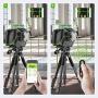 Huepar 12 Lines 3D Self-Leveling Laser Level with LCD Screen 3x360°Bluetooth Connected Green Beam Cross Line Laser Level Tool -360° Horizontal/Vertical Laser Line -Remote Control&Hard Carry Case S03CG