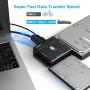 FIDECO SATA/IDE to USB 3.0 Adapter, Hard Drive Adapter Cable for Universal 2.5/3.5 Inch IDE/SATA External HDD SSD, 5.25-Inch DVD-ROM/CD-ROM/CD-RW, Offline One Touch Clone, Support 16TB (Cable PL06)
