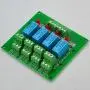 Electronics-Salon 4 DPDT Signal Relay Module Board, DC 5V Version, for Arduino Raspberry-Pi 8051 PIC.