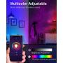 NiteBird Smart Light Bulbs Works with Alexa Echo and Google Home, WiFi Dimmable Color Changing LED Lights Bulbs, A19 E26 8W Warm White 2700k, 75W Equivalent, No Hub Required,4 Pack