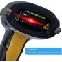 WoneNice USB Laser Barcode Scanner Wired Handheld Bar Code Scanner Reader Black