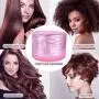 Upgrade Heating Cap for Hair Spa Beauty Steamer Nourishing Hat Hair Thermal Treatment Cap with 2 Mode Temperature Control, Bright Pink