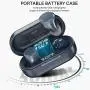 TOZO T12 Wireless Earbuds Bluetooth Headphones Premium Fidelity Sound Quality Wireless Charging Case Digital LED Intelligence Display IPX8 Waterproof Earphones Built-in Mic Headset for Sport Blue