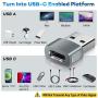 USB C Female to USB Male Adapter 3-Pack,Zinc Alloy Type C to USB A Charger Converter for iPhone 11 12 Pro Mini SE XR,Airpods iPad Air 3rd 4 4th 8th 2018,Samsung Galaxy Note 10 20 21 S20 S21 Ultra A71