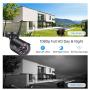 ZOSI 1080P Wireless Security Camera System, H.265+ 8 Channel 2MP CCTV NVR Recorder with Hard Drive 1TB and 4pcs 1080P Auto Match WiFi IP Camera Outdoor Indoor,Night Vision,Motion Alert, Remote Access