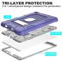 iPad 6th Generation Cases, iPad Case, iPad 9.7 Inch Case, Hybrid Shockproof Rugged Drop Protection Cover Built with Kickstand for iPad 9.7 inch A1893 / A1954 / A1822 / A1823