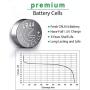 Beidongli LR44 AG13 357 high Capacity 1.5V Button Coin Cell 10 Count