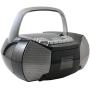 NAXA Electronics NPB-268 Portable CD/Cassette Boombox (Silver/Black)