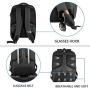 KROSER Laptop Backpack Large Computer Backpack Fits up to 15.6 Inch Laptop with USB Charging Port Water-Repellent School Travel Backpack Casual Daypack for Business/College/Women/Men-Charcoal Black