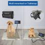 SurmountWay 440lbs Digital Livestock Scale Large Pet Vet Scale Stainless Steel Platform Electronic Postal Shipping Scale Industrial Floor Scale Heavy Duty Large Dog Hog Sheep Goat Pig Sheep Scale