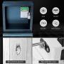 ODOMY RFID Locks for Cabinets Hidden DIY Lock, Electronic Cabinet Lock for Wooden Cabinet Drawer Locker, RFID Card/Tag/Wristband Entry