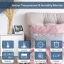 Digital Thermometer Indoor Hygrometer Room Thermometers and Humidity Gauge with Temperature Humidity Monitor by AikTryee