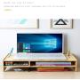Wood Laptop Riser Stand for Desk with Adjustable Height & Air Vents - Laptop Desk Organizer - Minimal Laptop Stand & Ventilation - Monitor Stand Riser