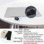 10 Pack ethernet Coupler, Extender in Line rj45 Coupler Cat6/Cat6e/Cat5e/cat5 ethernet Female to Female Coupler ethernet Connector (Black+White)
