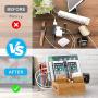 Bamboo Charging Station for Multiple Devices - Pezin & Hulin Electronic Docking Station Organizer for Apple Product, Cellphone, AirPods, iWatch, Tablet (Included 5 Charging Cables, No Power Supply)