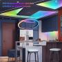 LED Strip Lights USB Powered Lights Strip App Controlled 6.56FT/2M RGB LED Lights Chase Effect Music LED Strip Rope Lights Waterproof Color Changing Lights Bluetooth Connect with RF Remote